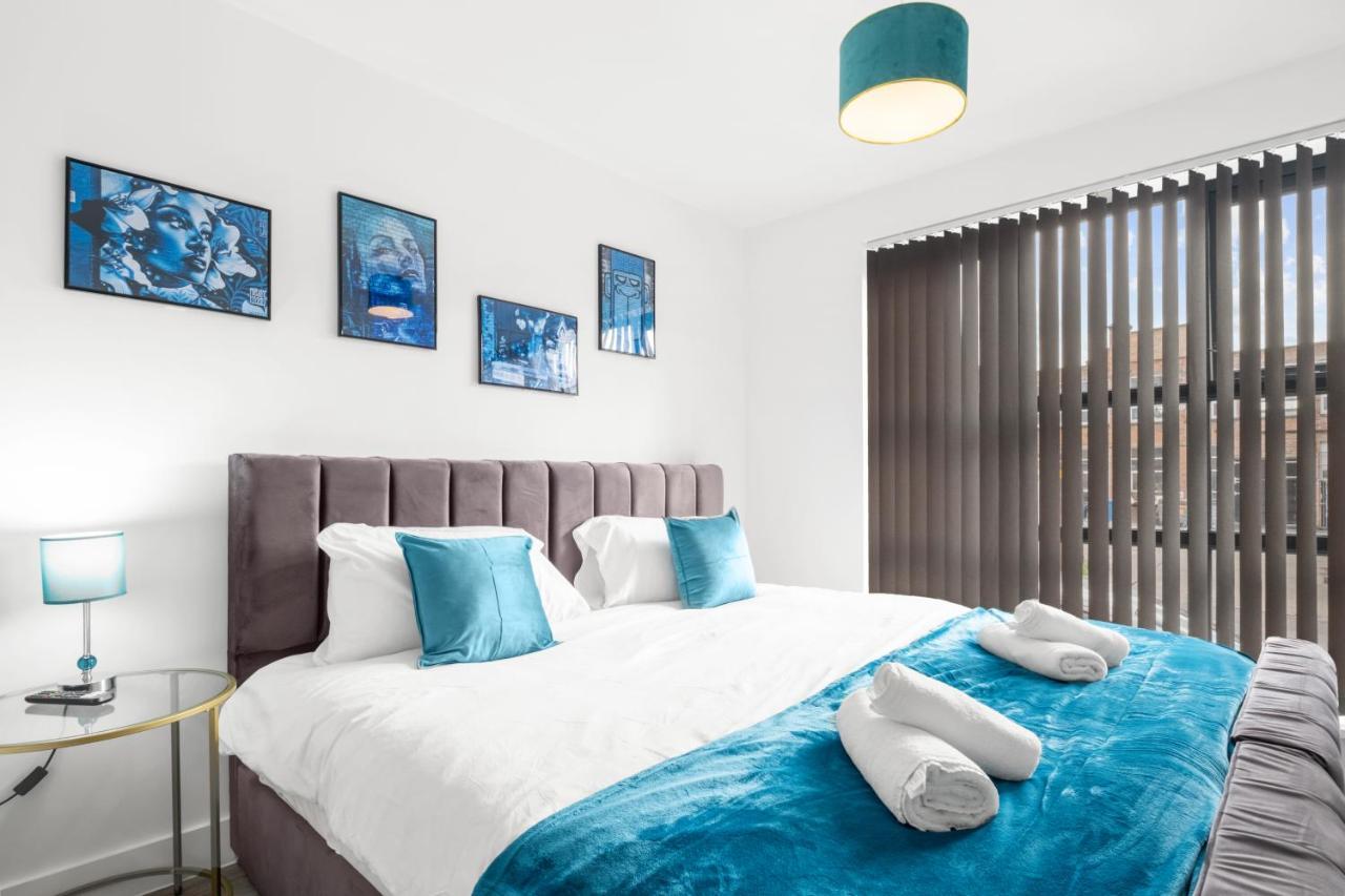 Ebra Stays - Choice Of 2 Or 3 Individual Beds - Luxury New Build Apartment ✪ City Centre, Digbeth ✓ Smart Tv'S & Large Corner Sofa - Birmingham Exterior foto